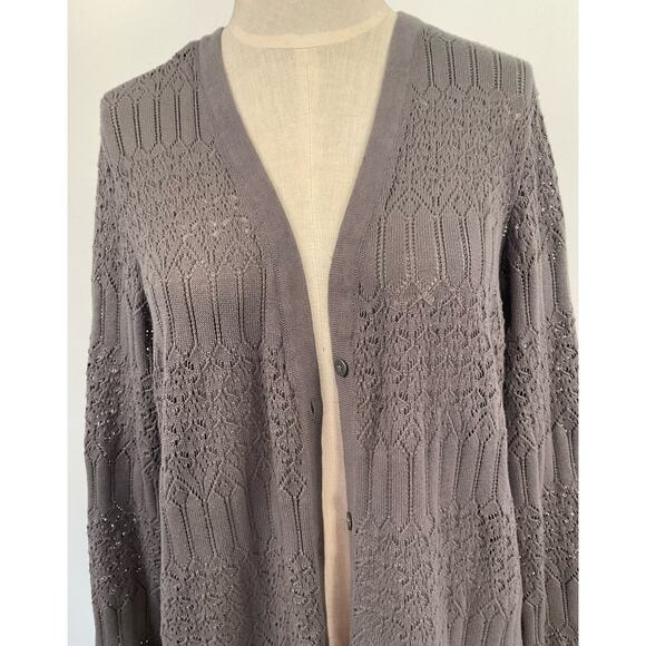 Torrid Womans Size 2 Gray Button front sweater Jacket - Picture 2 of 8